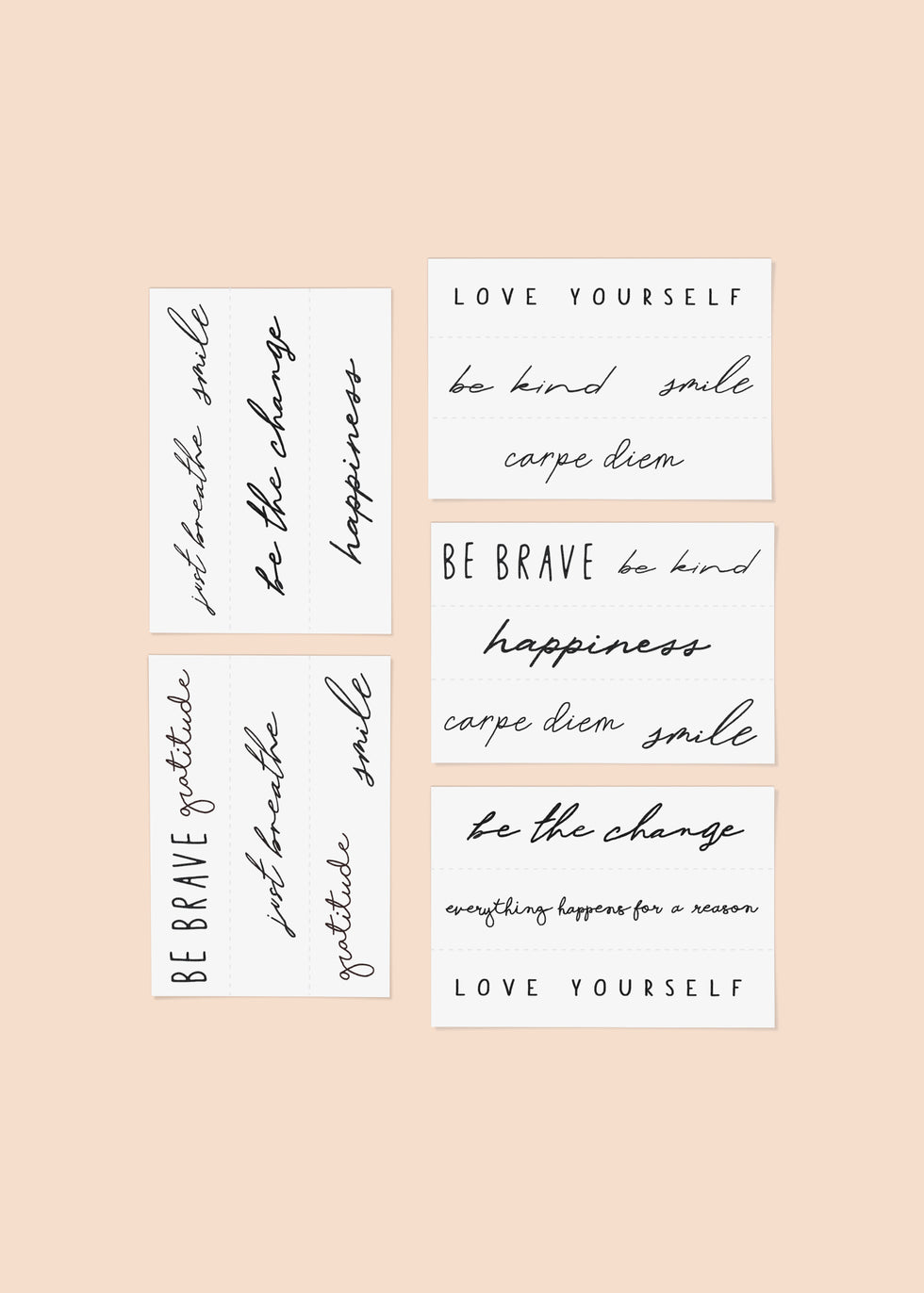 Temporary Tattoo Gift Set