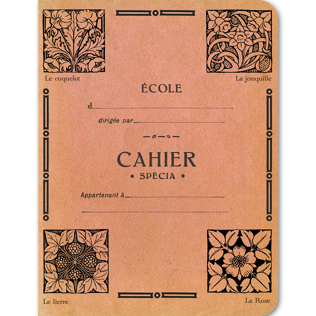 Four Flowers – French Notebook