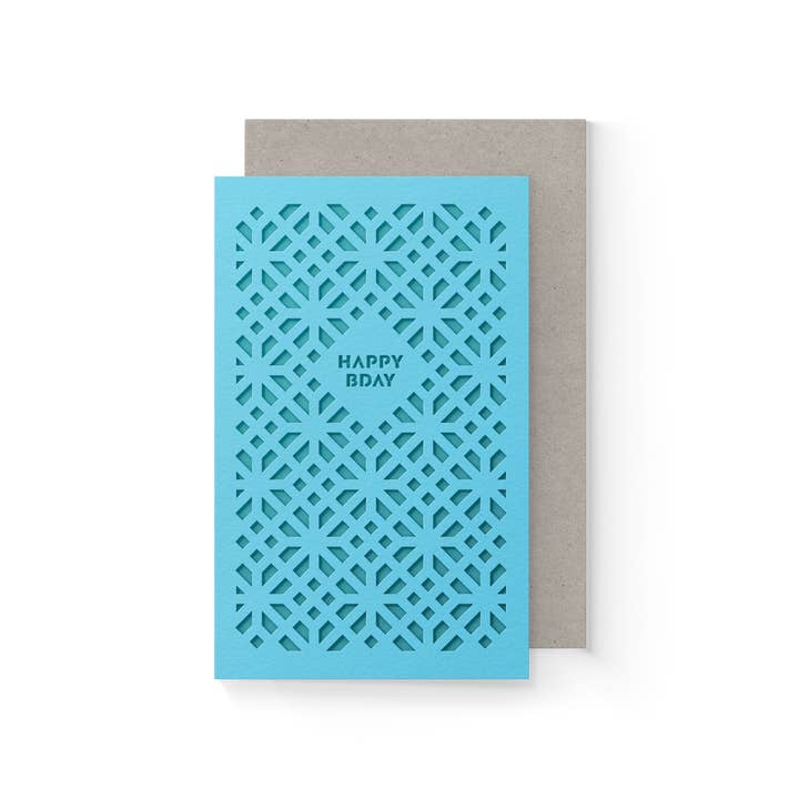 Blue Diamond Layered Card (mini)