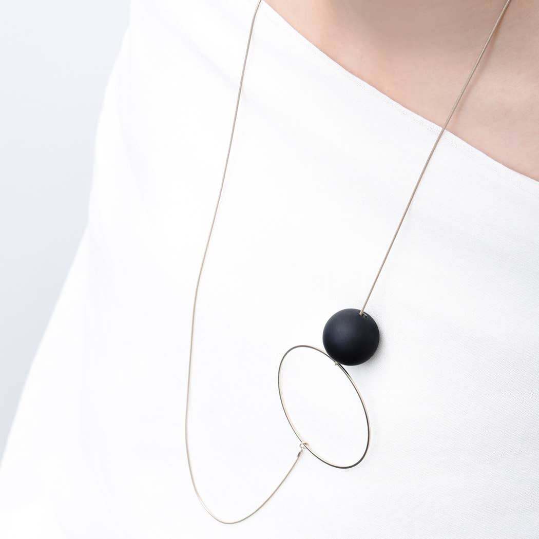 Halo and Orb Necklace