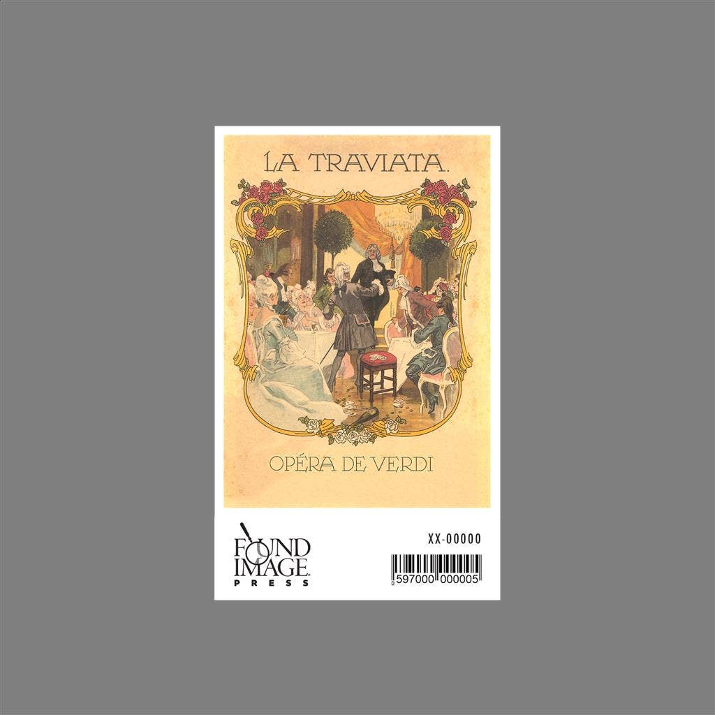 Poster for Opera La Traviata Sticker