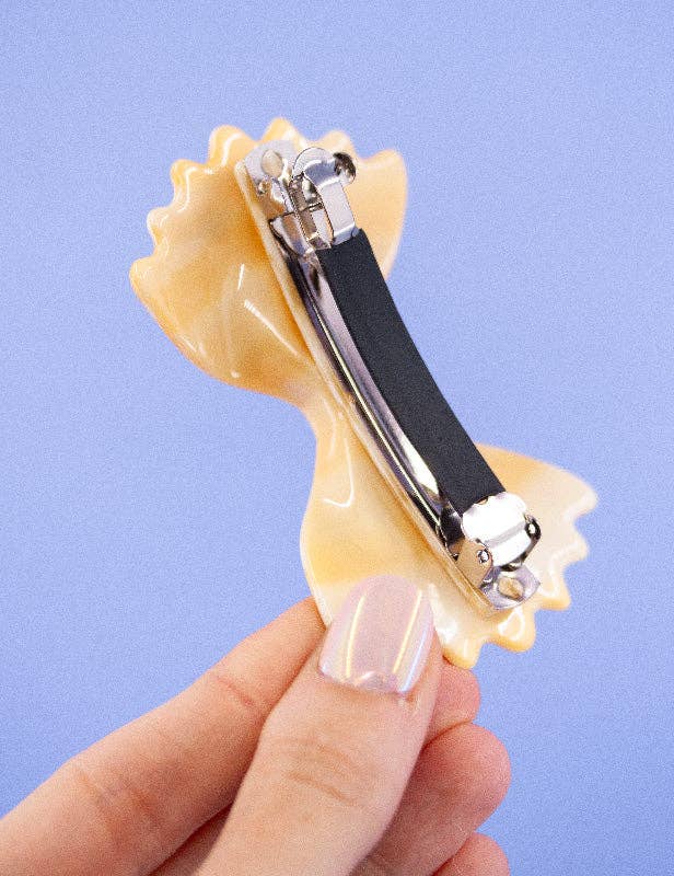 Farfalle Bow Tie Italian Pasta Hair Barrette