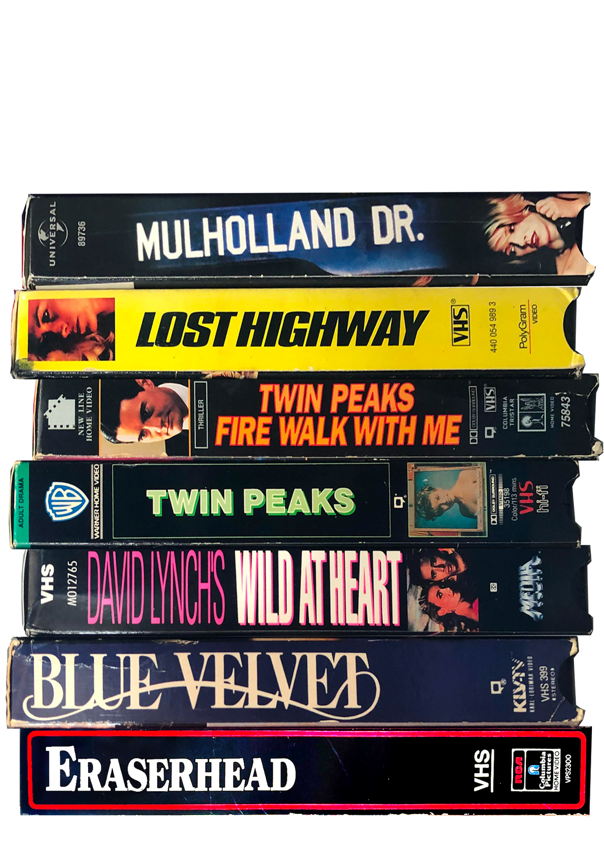 David Lynch Movies VHS Sticker
