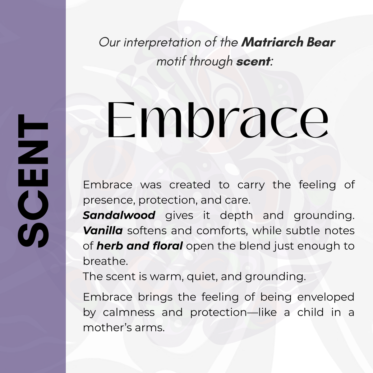 Indigenous Art Essential Oil Candle | Matriarch Bear