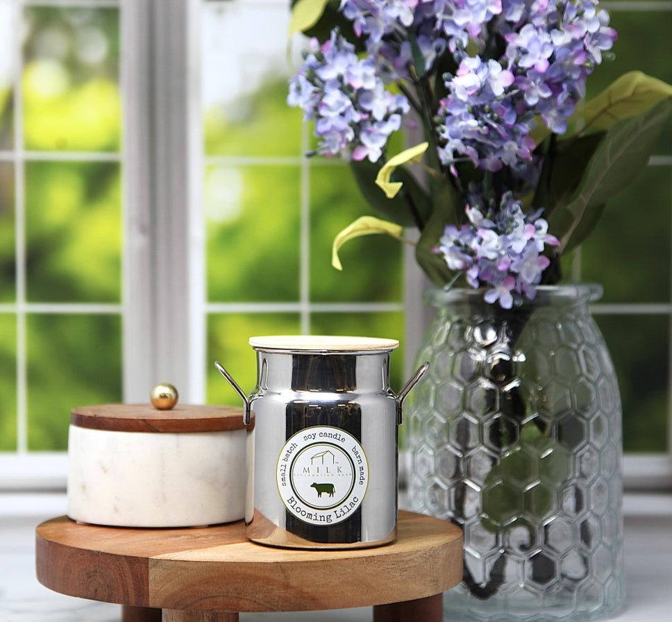 Stainless Milk Churn Candles - 12.5 oz