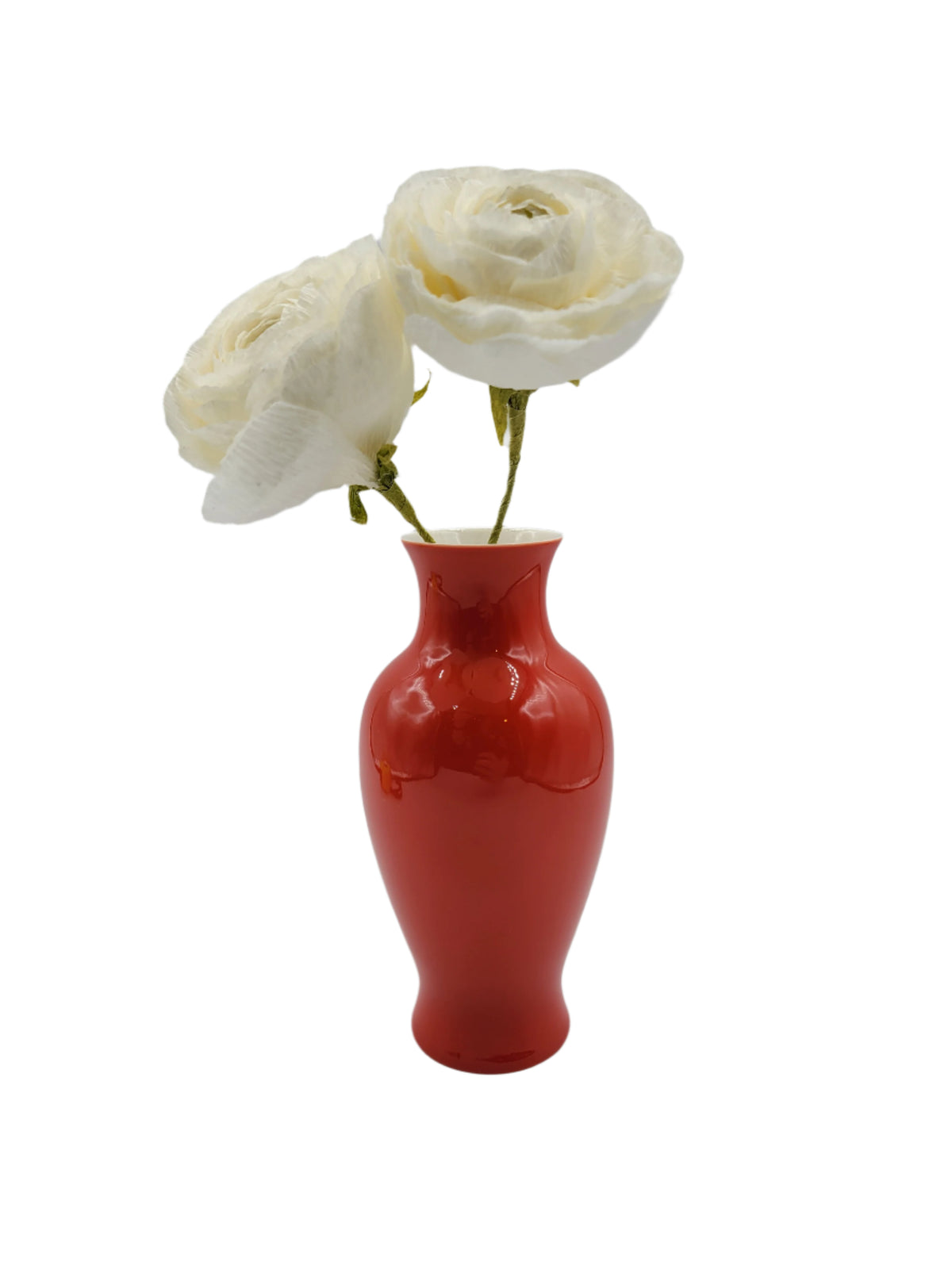 Glossy Porcelain Mini Pear Vase
