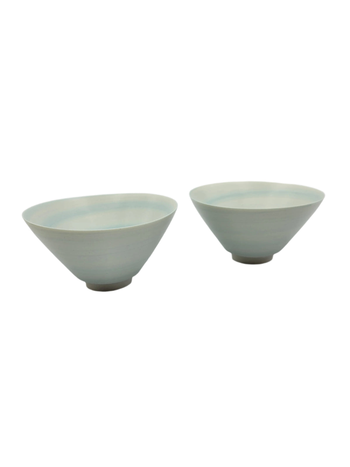 Conical Semi-Matte Porcelain Bowl Set of 2 - Small | Robin E