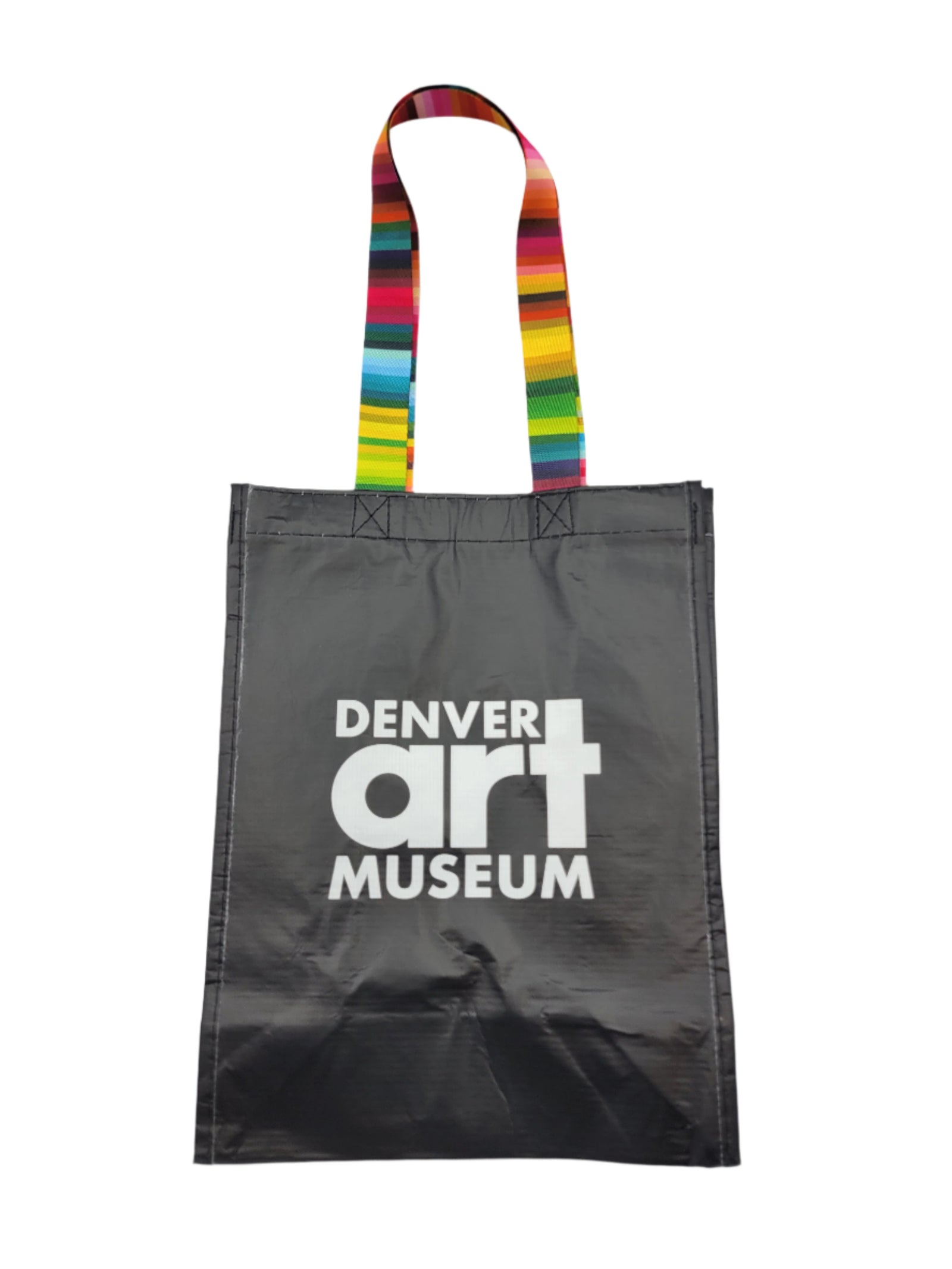 Black bag with rainbow handle