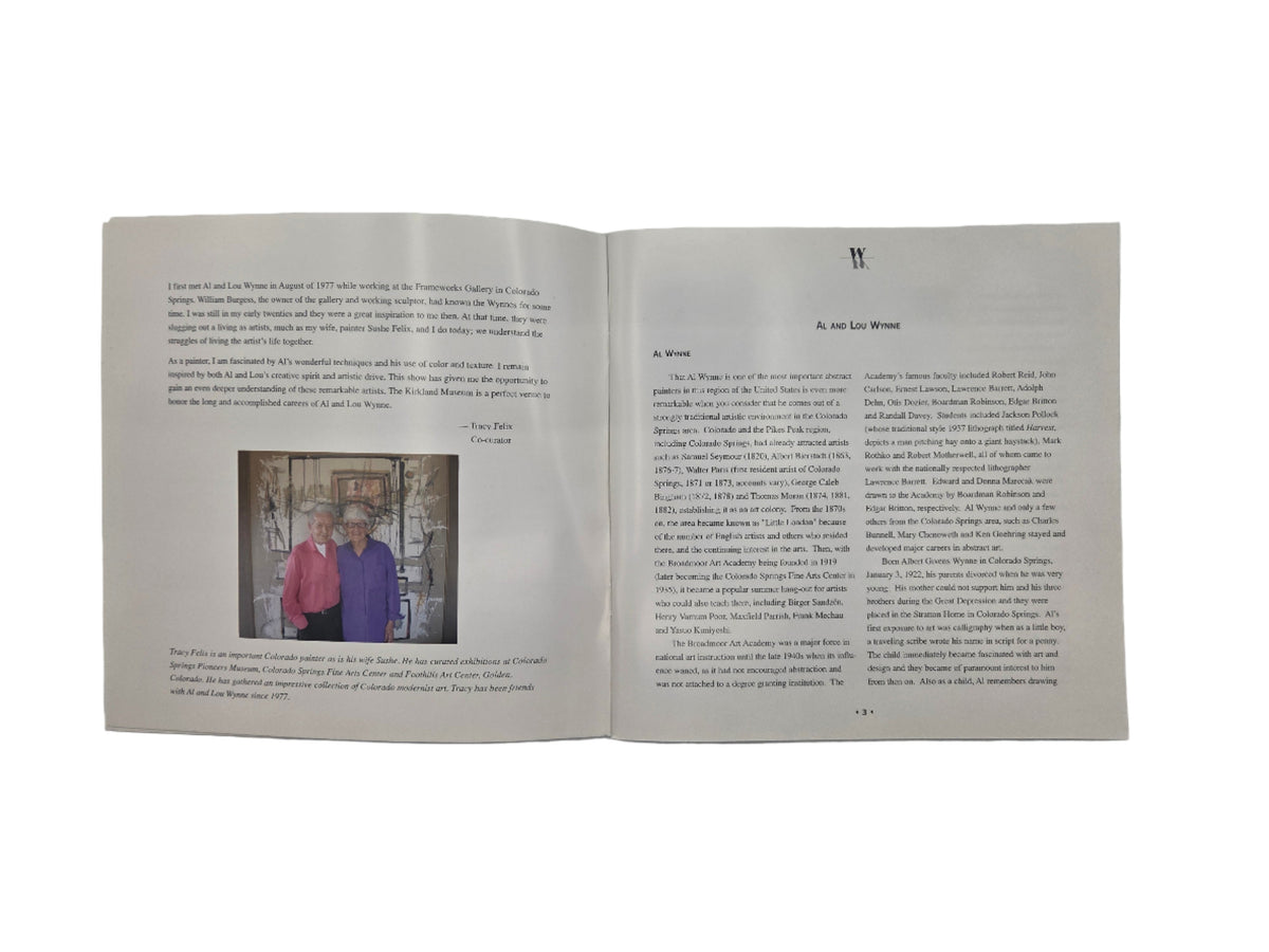 Wynne Wynne Exhibition Catalog