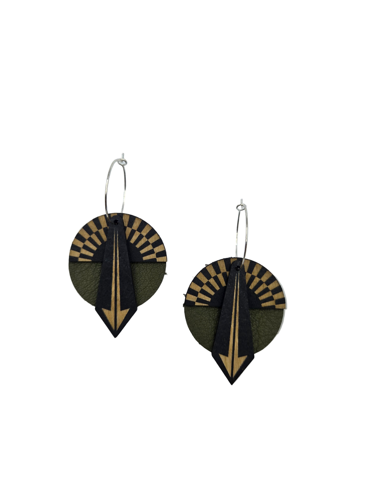 Architectural Earrings: GEO Sunrise