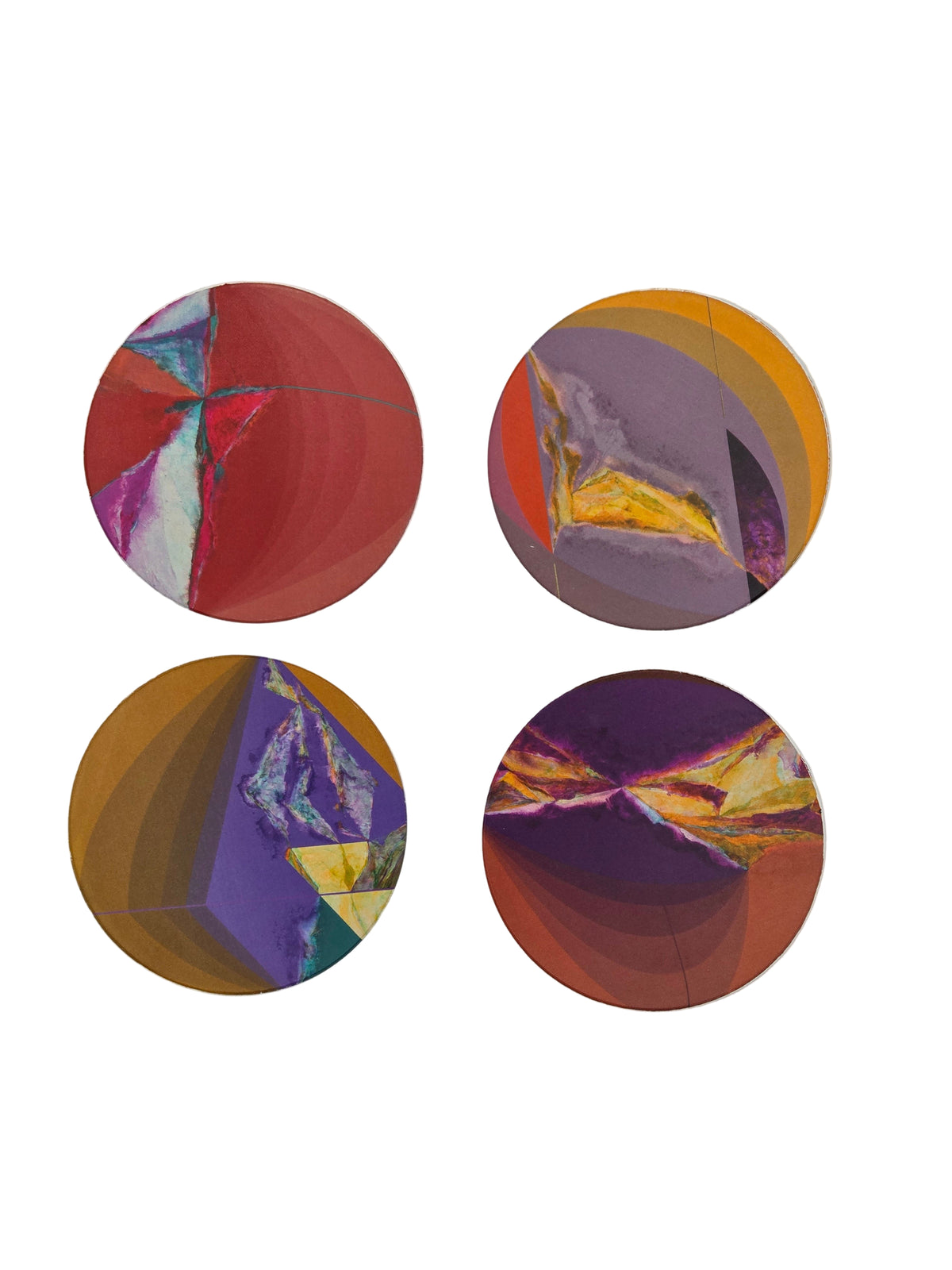 Dave Yust Coaster Set: Chromaxiologic Series #2