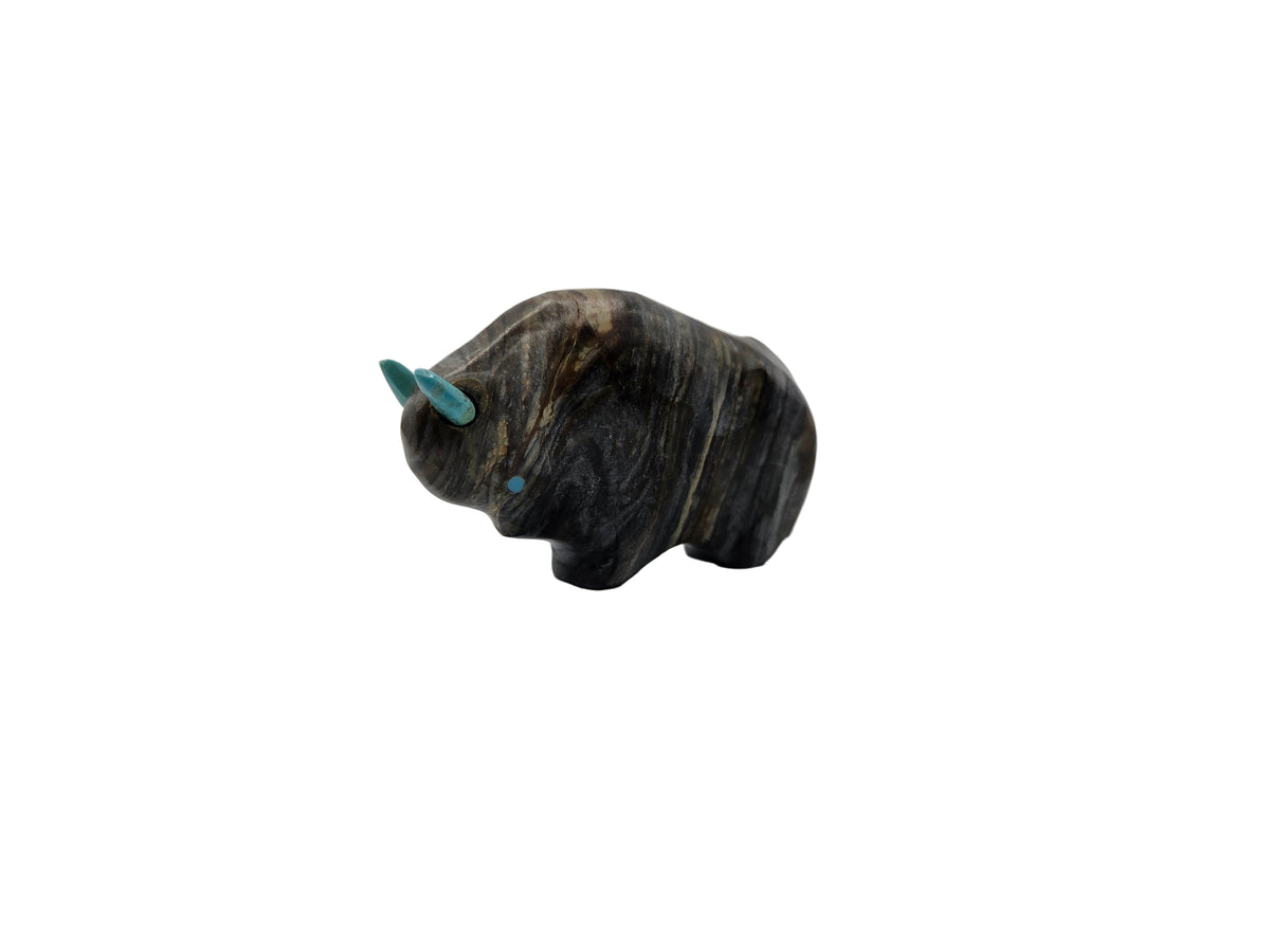 Picasso Marble Buffalo by Lynn Quam