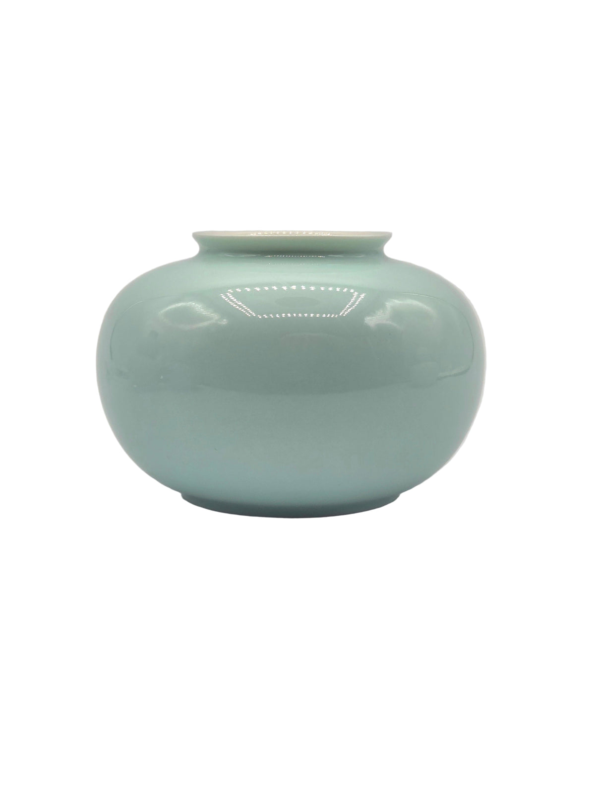 Glossy Porcelain Mini Apple Vase