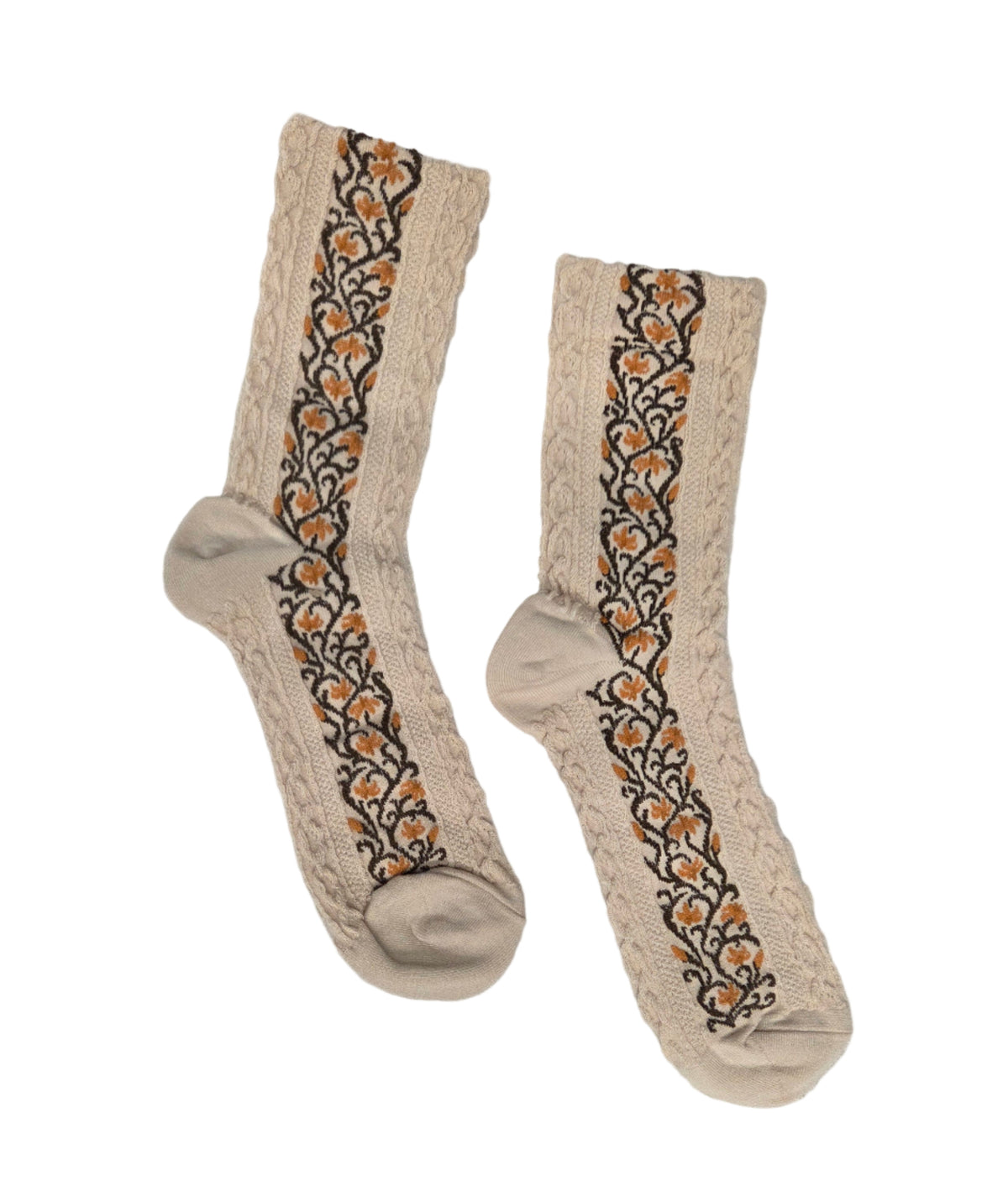 Women&#39;s Floral Cotton Socks