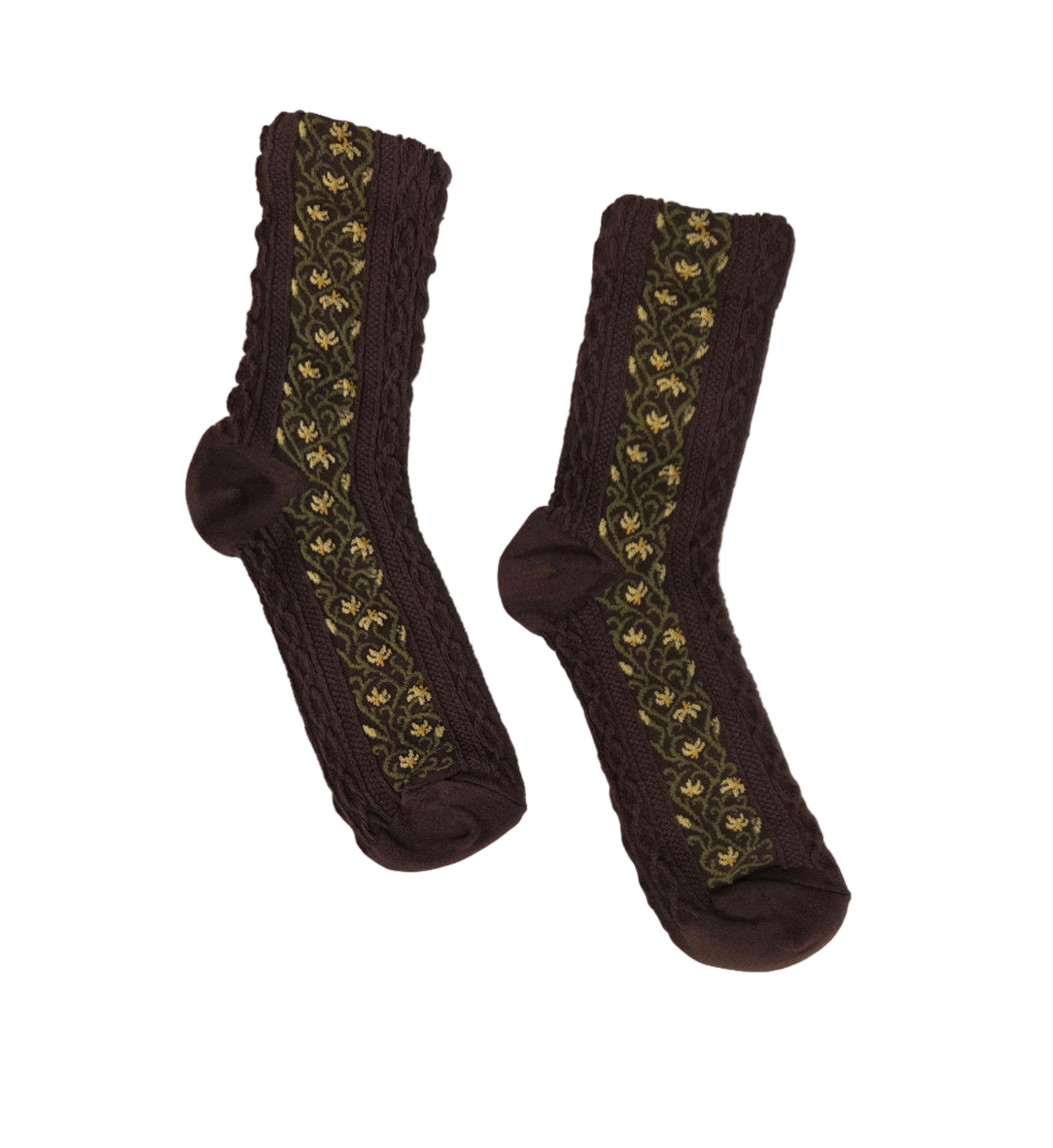 Women&#39;s Floral Cotton Socks