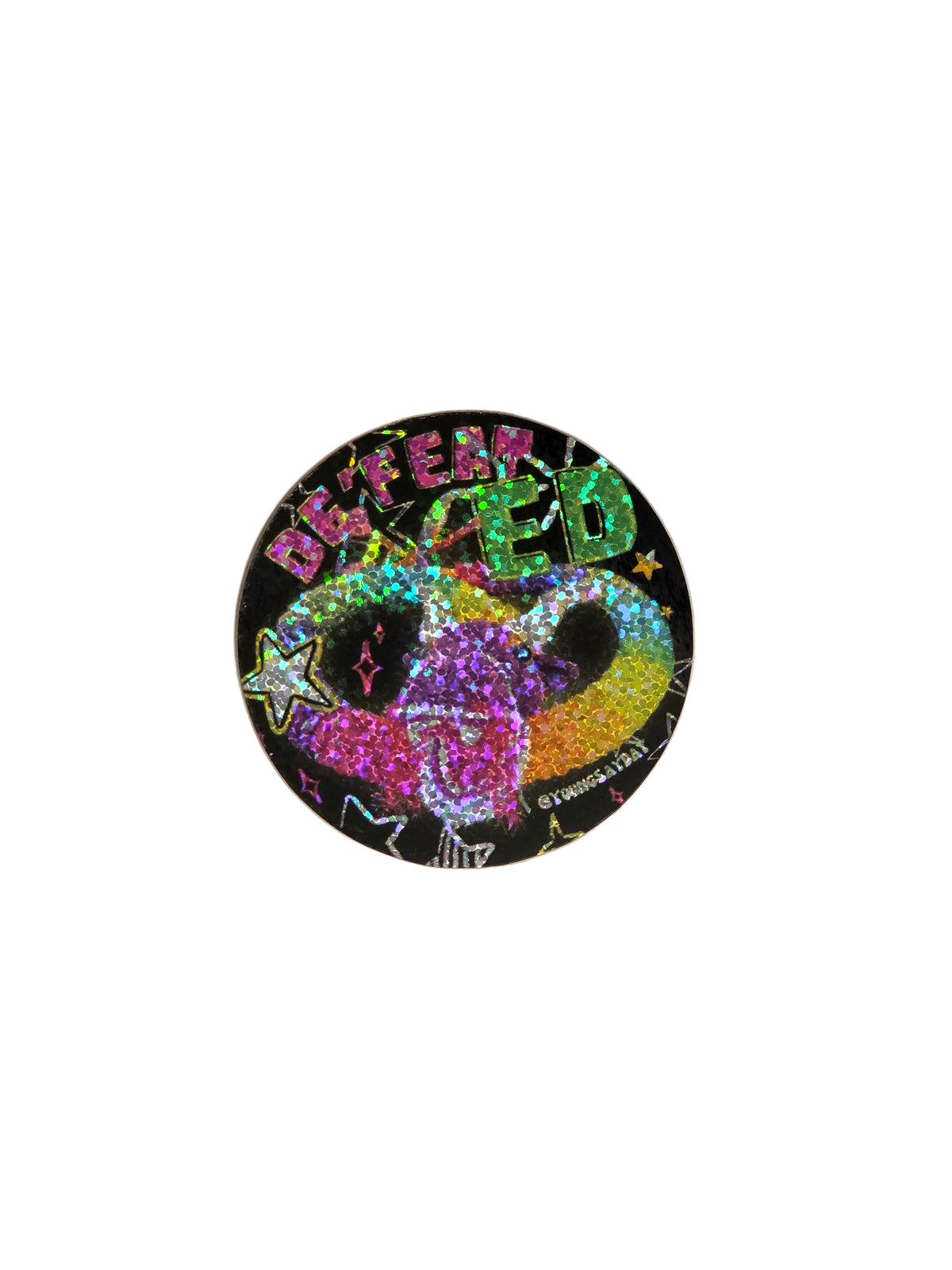 De&#39;Feat Ed Circle Glitter Halo Stickers