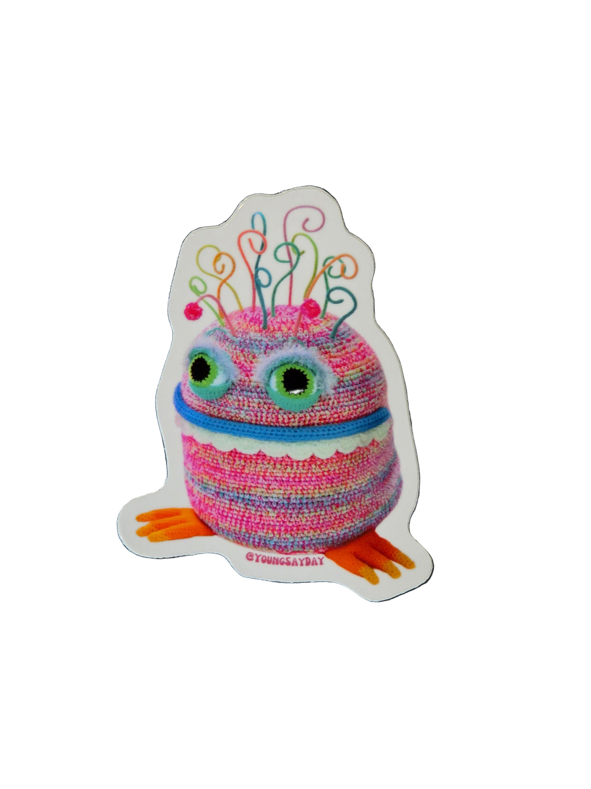 Sugarplum Stress Ball Sticker