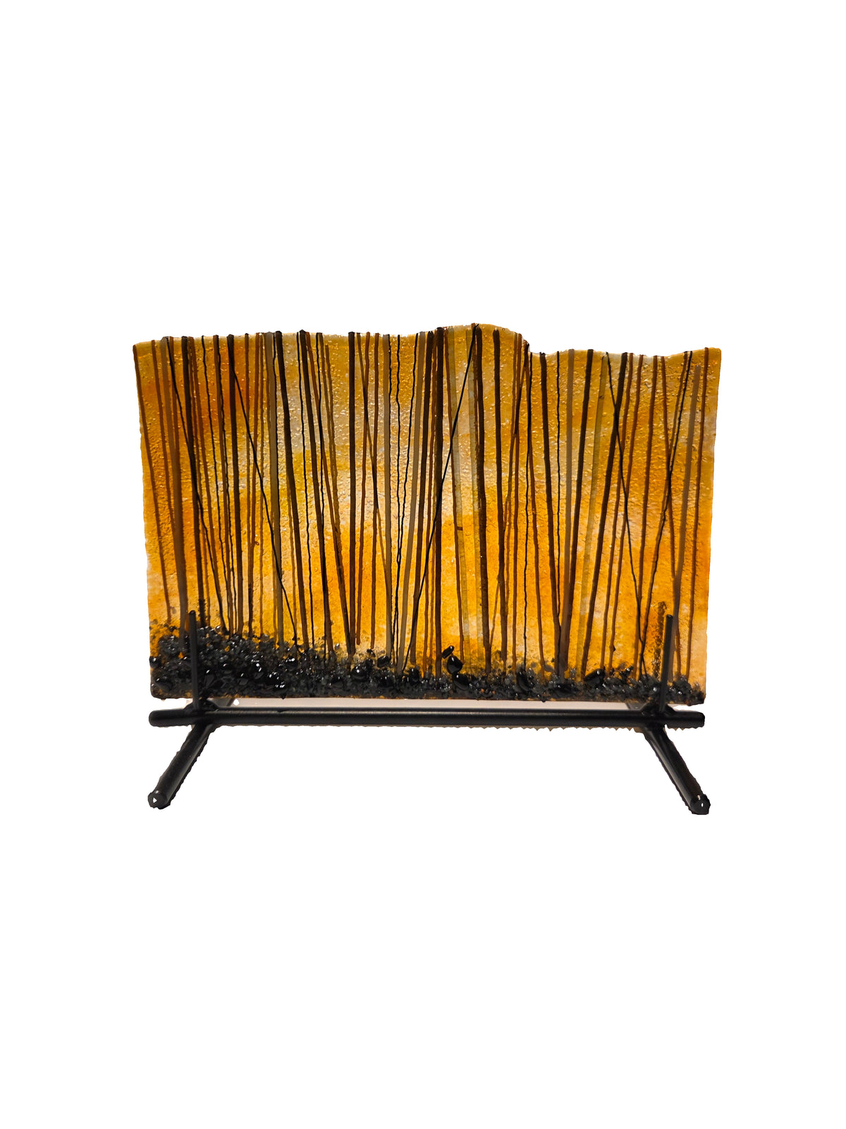 Orange Forest Aspen Panel &amp; Stand