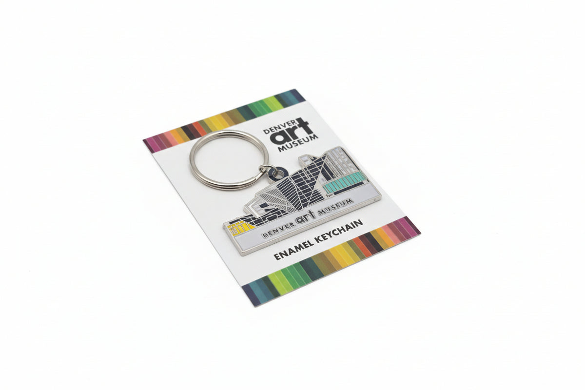 DAM Skyline Enamel Keychain