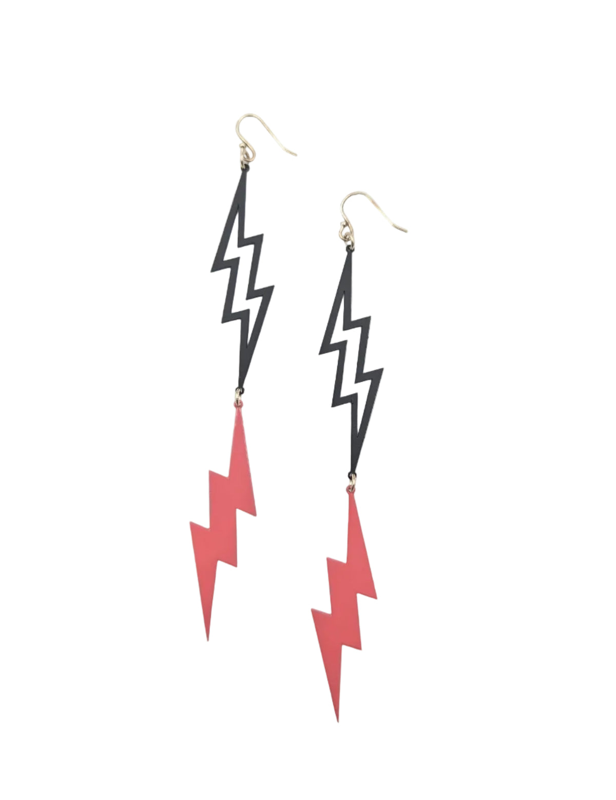 Double Lightning Bolt Earrings