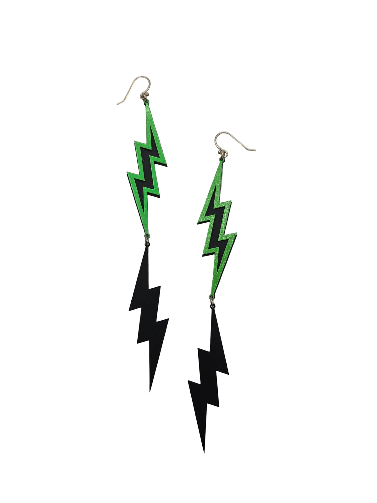 Double Lightning Bolt Earrings
