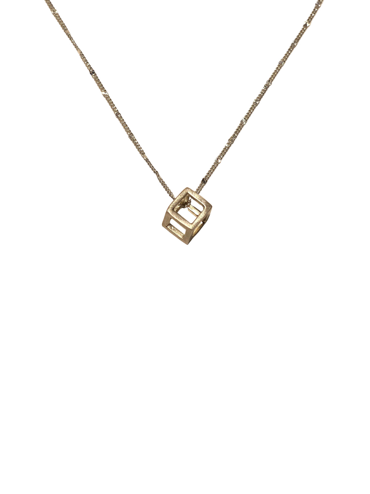 Small Cube Necklace