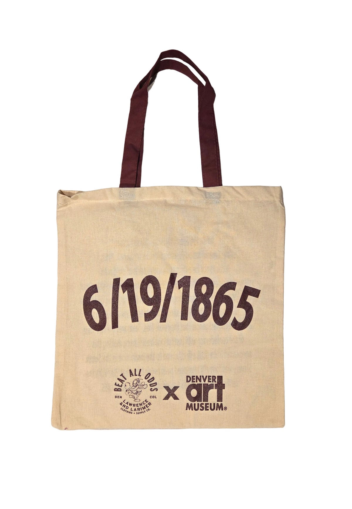 6/19/1865 Tote Bag