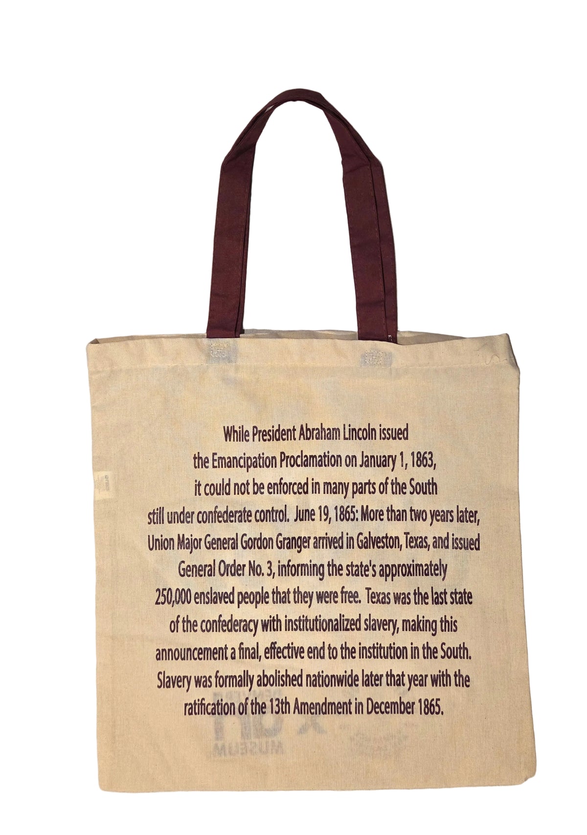 6/19/1865 Tote Bag