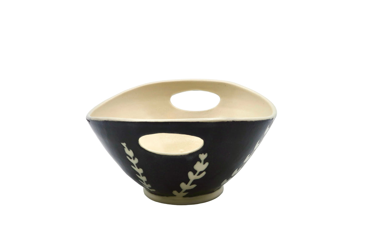 Sprout Handled Small Serving Bowl
