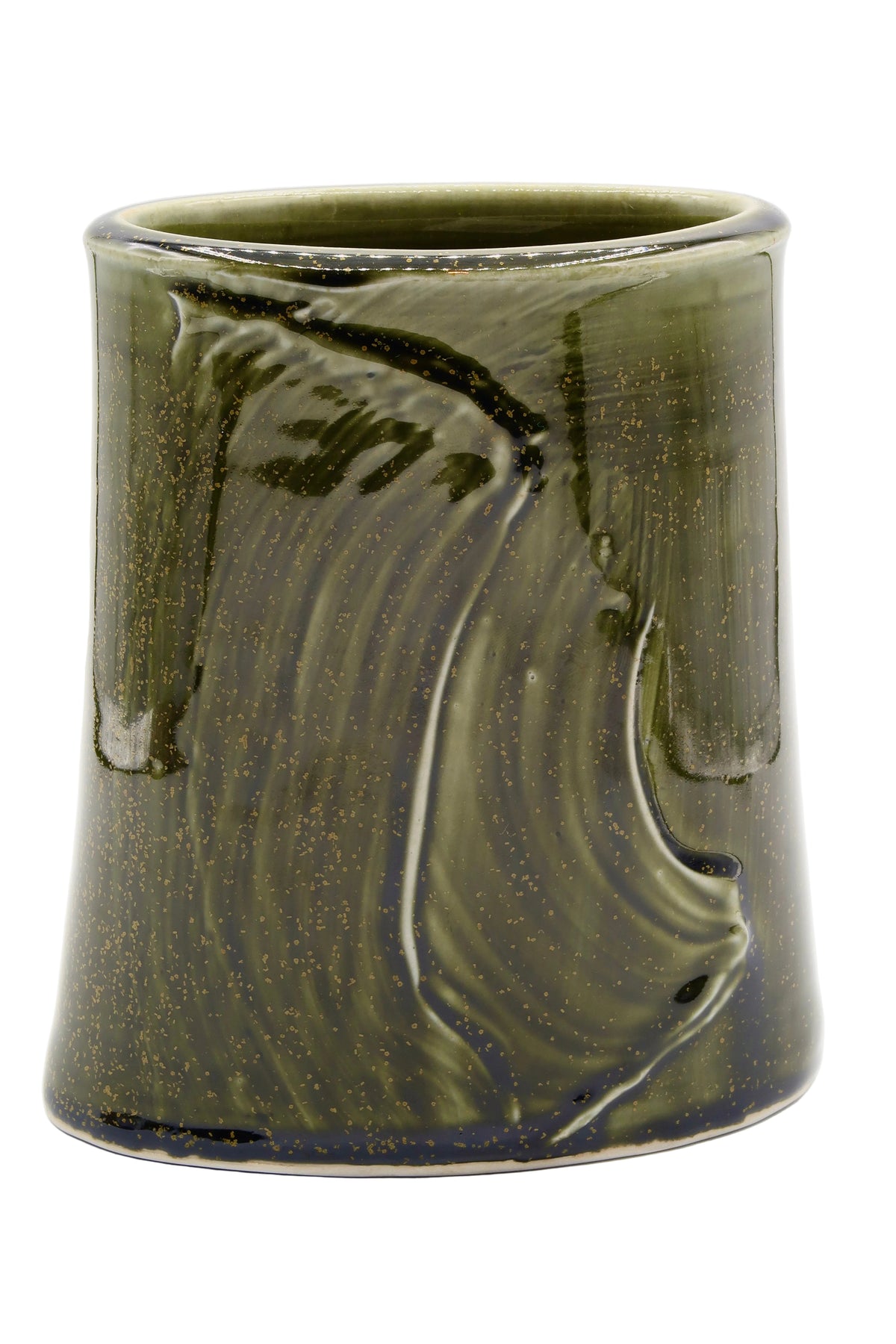 Green Celadon Oval Vase