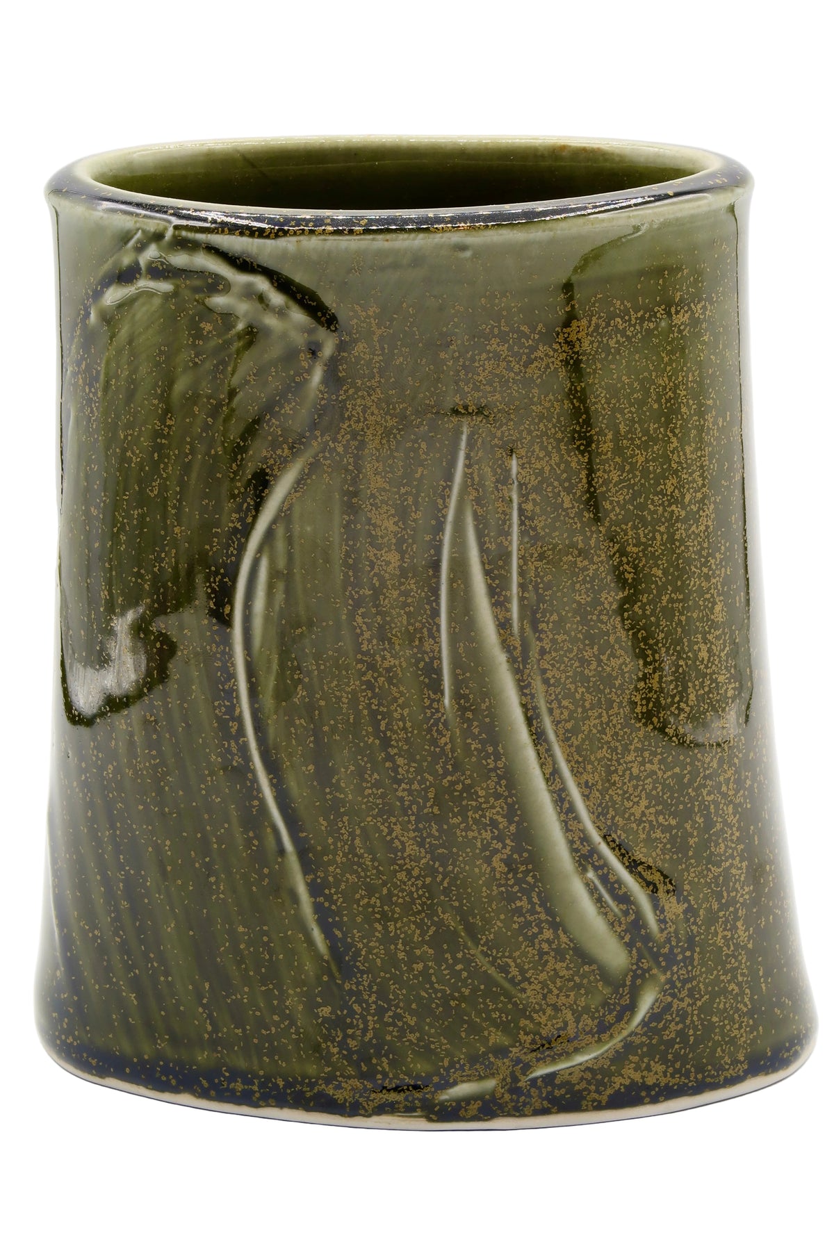 Green Celadon Oval Vase