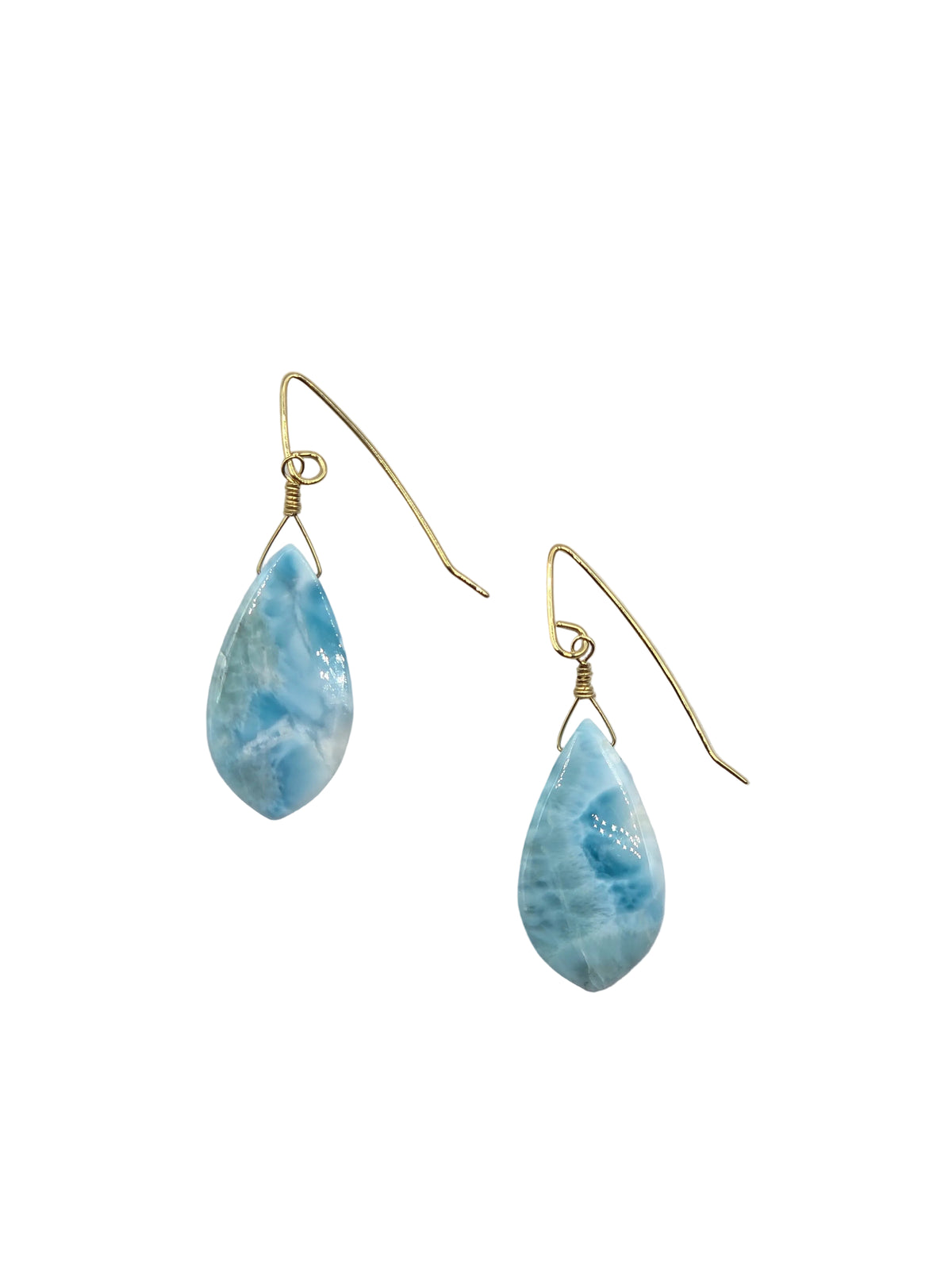 Larimar Briolette Earrings