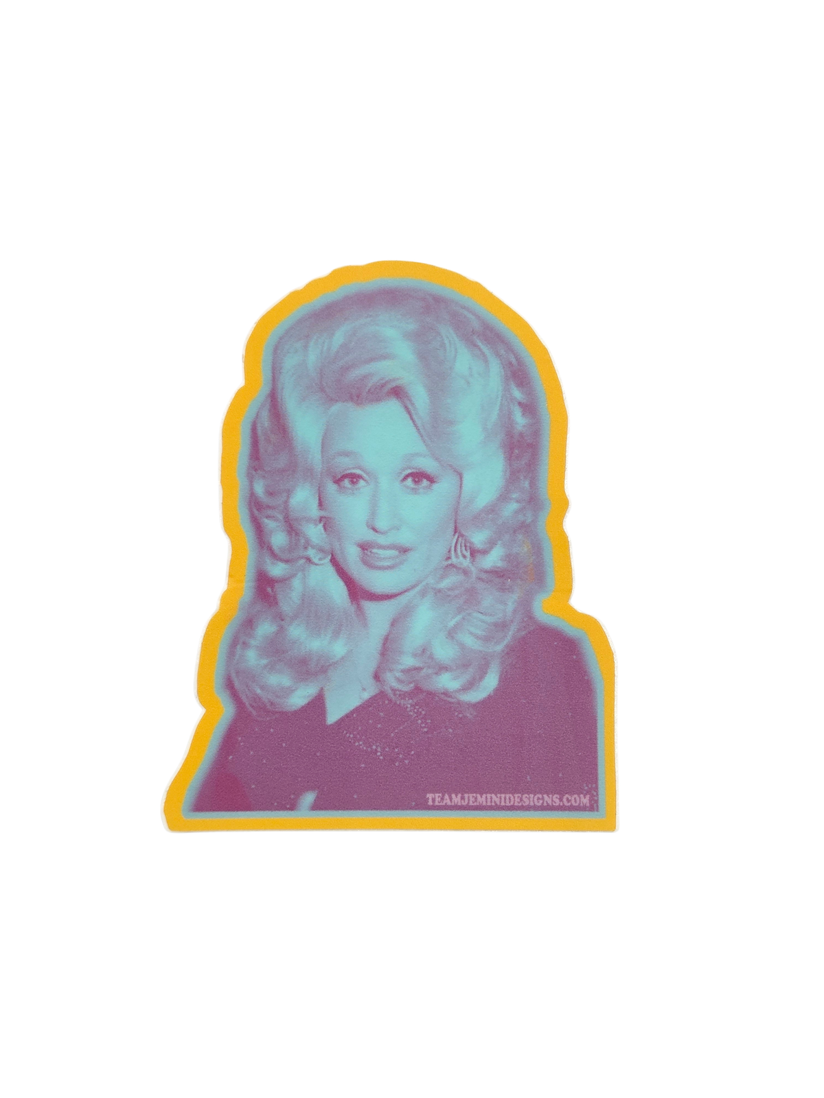 Multi Colored Dolly Sticker