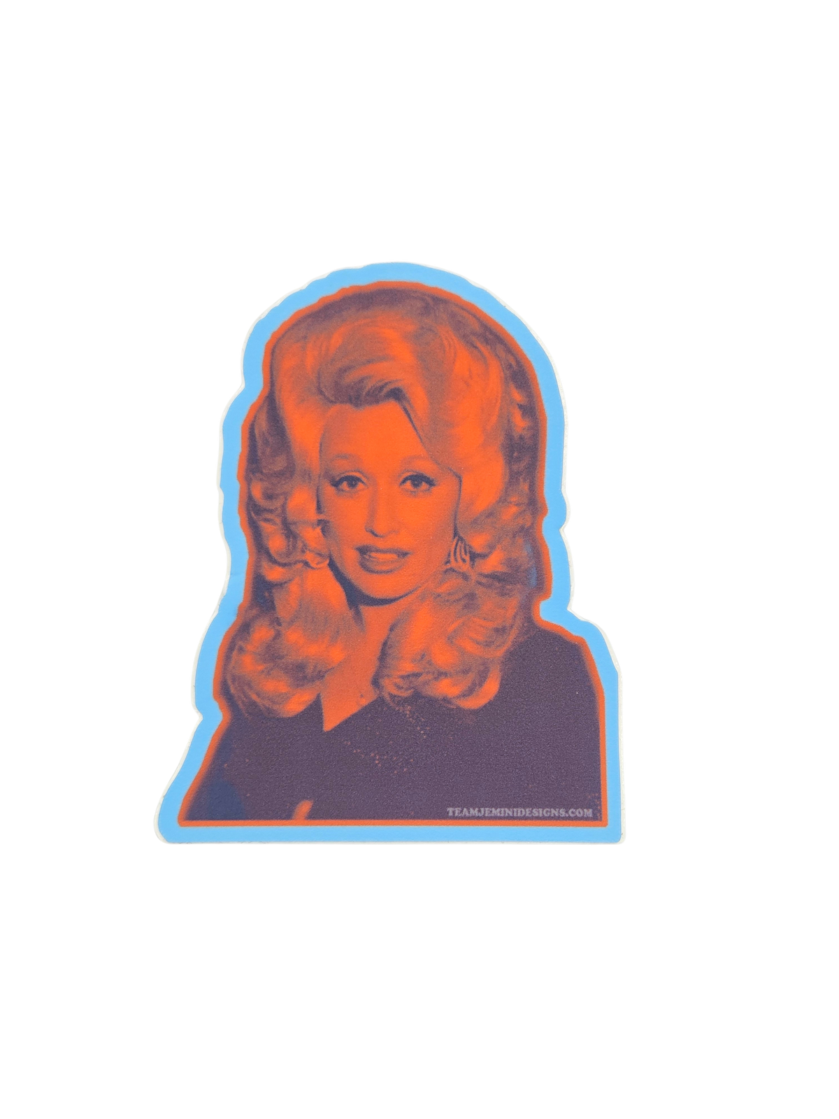 Multi Colored Dolly Sticker