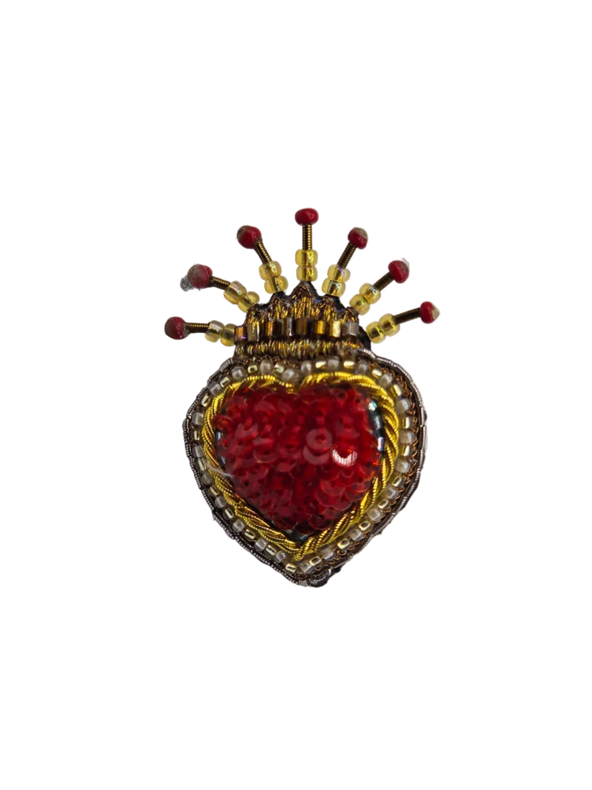 Queen of Hearts Brooch Pin