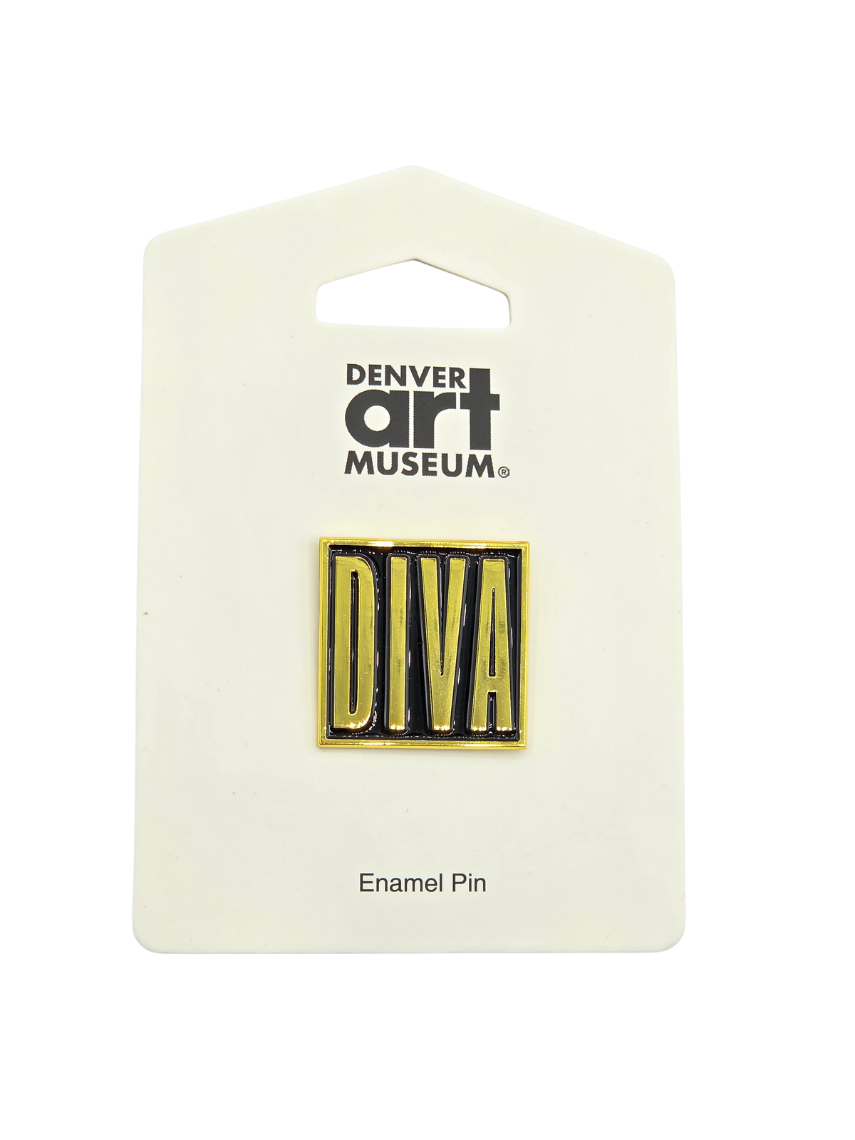 DIVA Gold on Black Pin