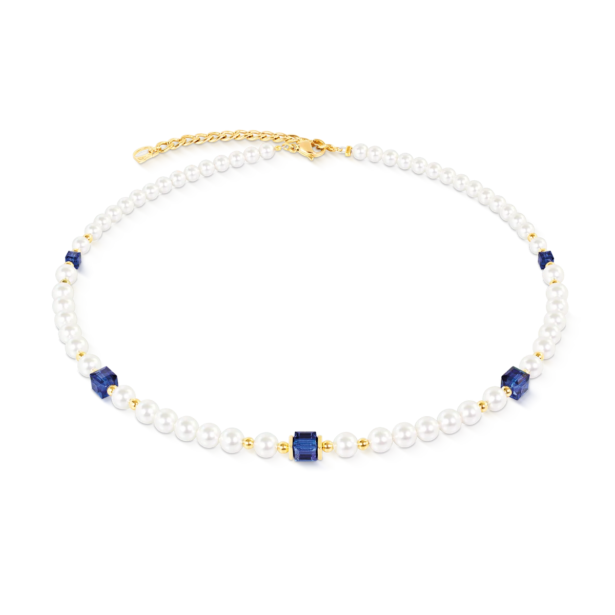 Sapphire Cocktail Pearls Necklace