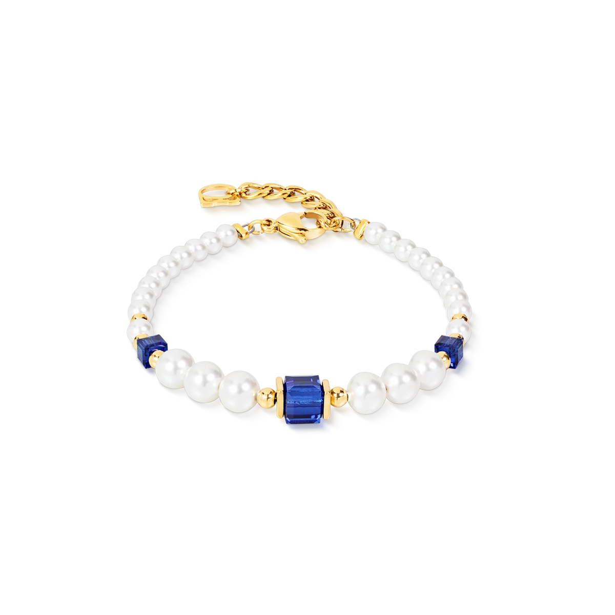 Sapphire Cocktail Pearls Bracelet