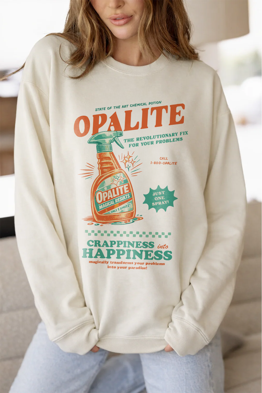 Opalite Spray Sweatshirt