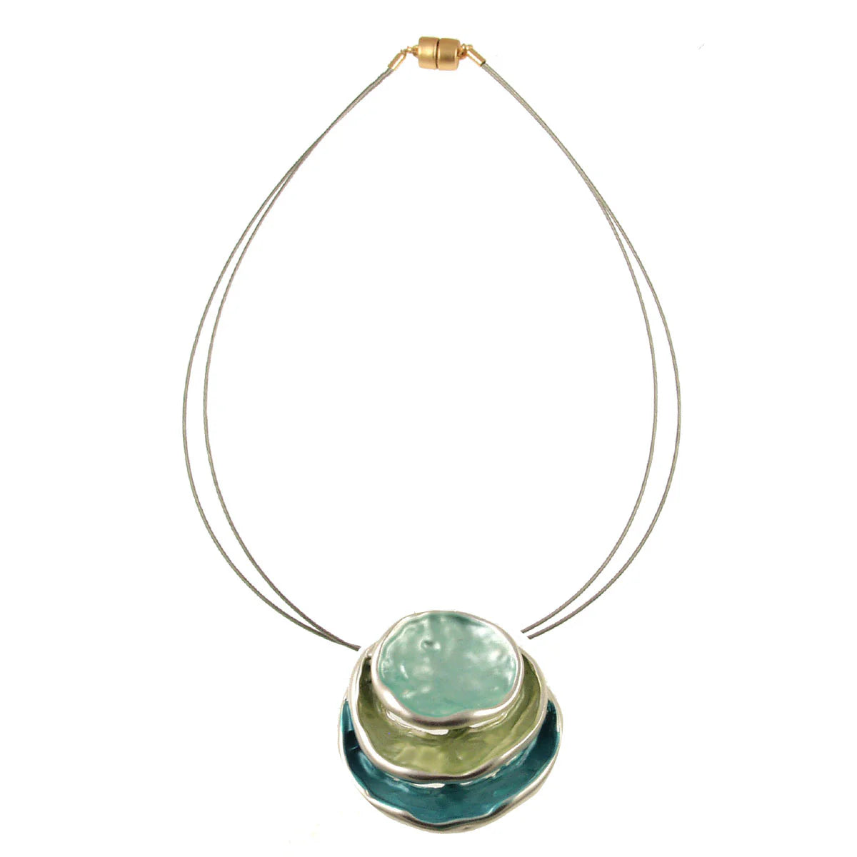 3 Stack Pendant Necklace