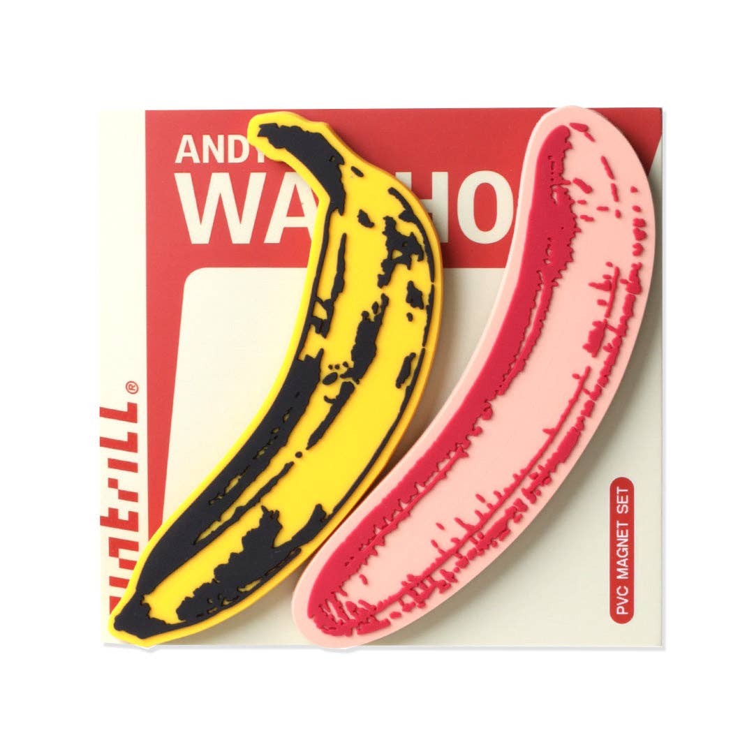 Warhol Bananas PVC Magnet Set