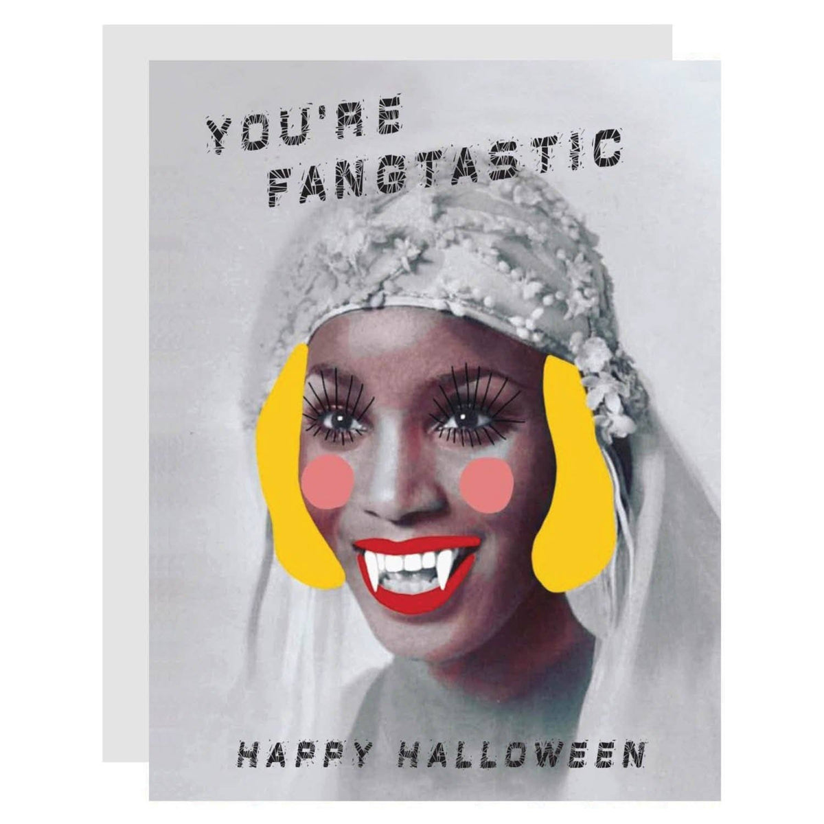 You're Fangtastic Artist Funny Vampire Fun Halloween Card