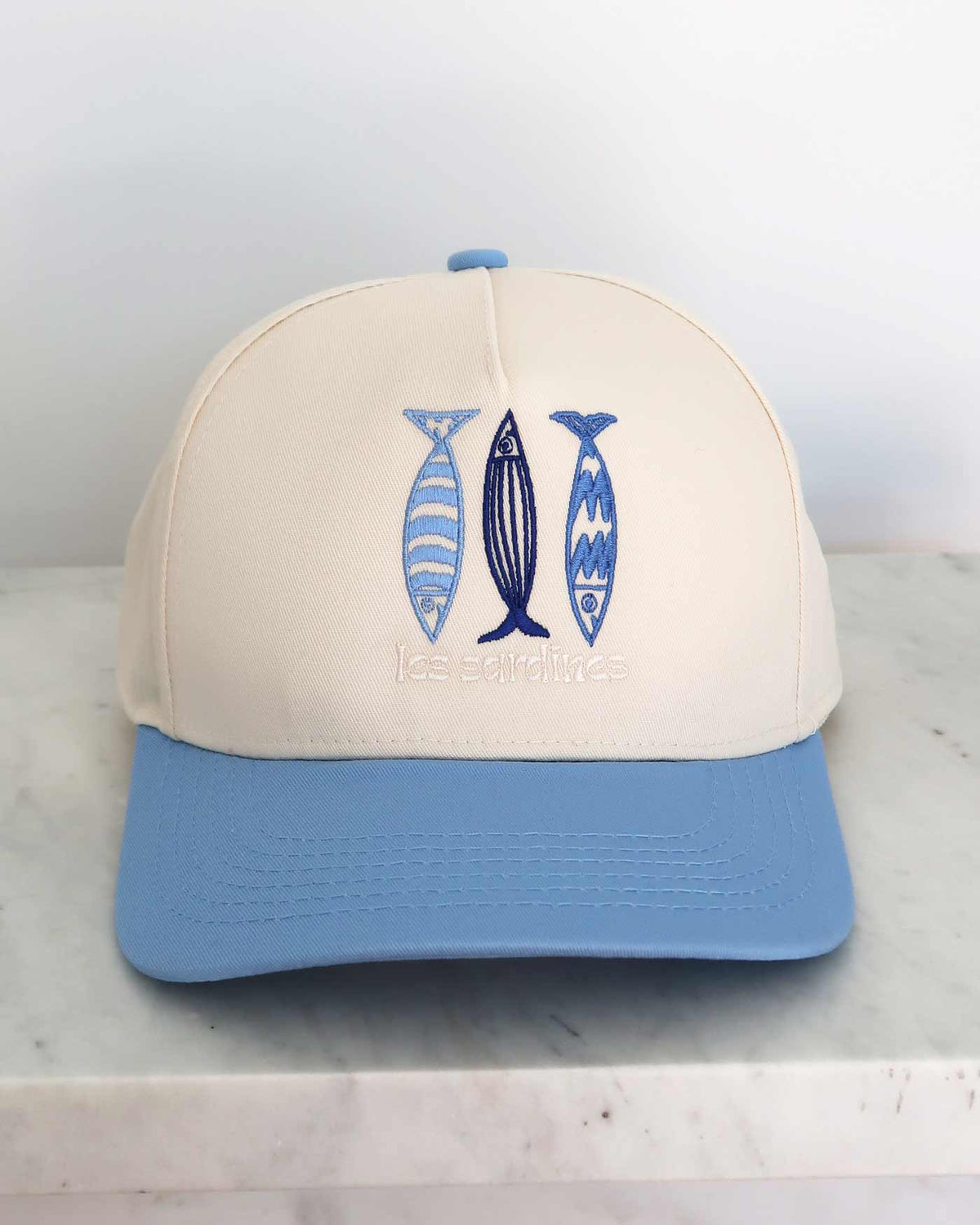 Les Sardines Embroidered Fish Hat