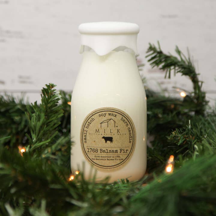 Milk Bottle Candles