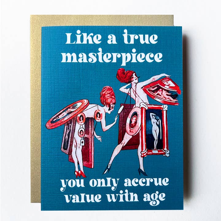 Masterpiece Art Deco Birthday Card