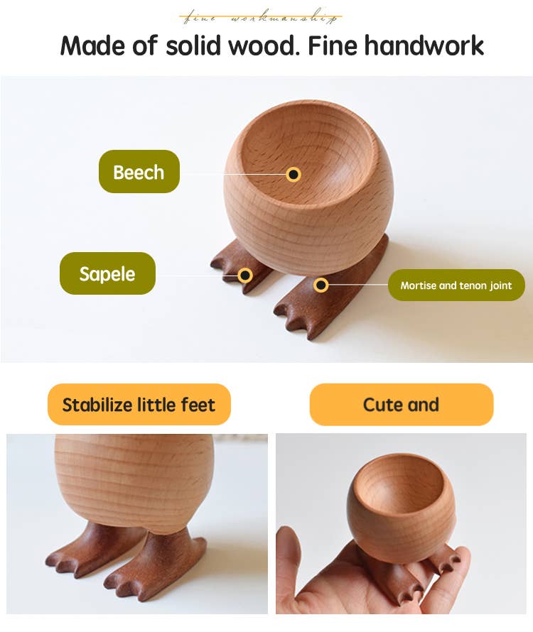 Wooden Egg Cup
