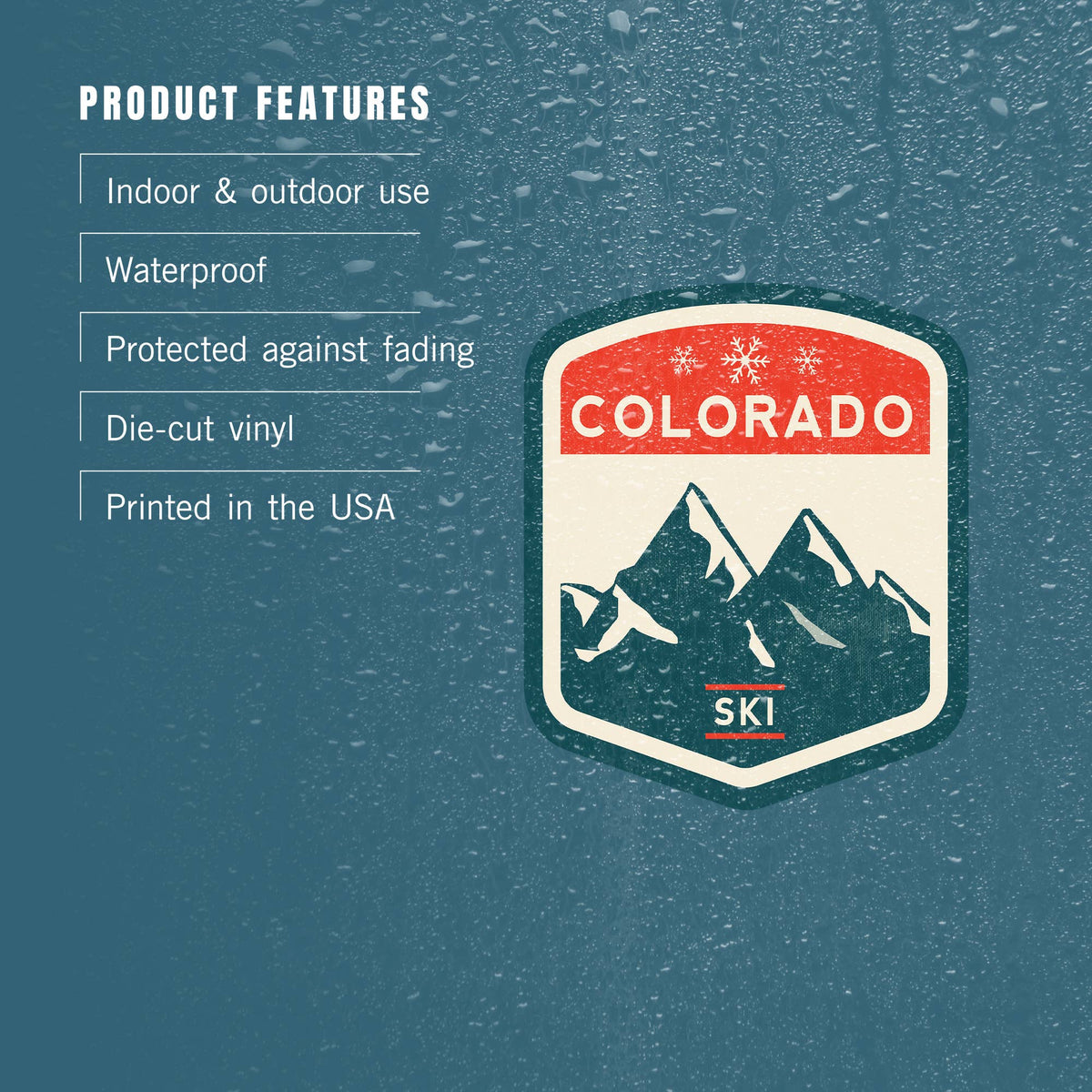 Colorado Mountains Sticker
