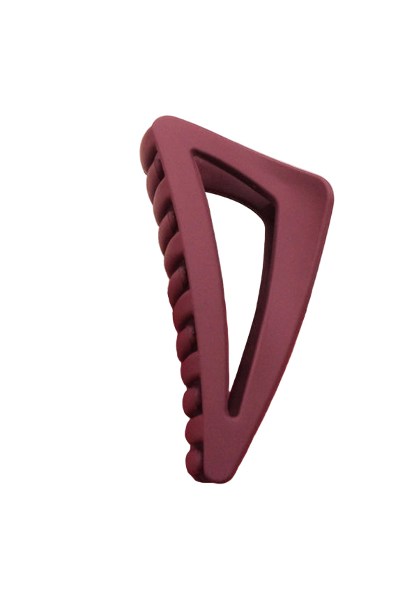 Pink triangular hairclip