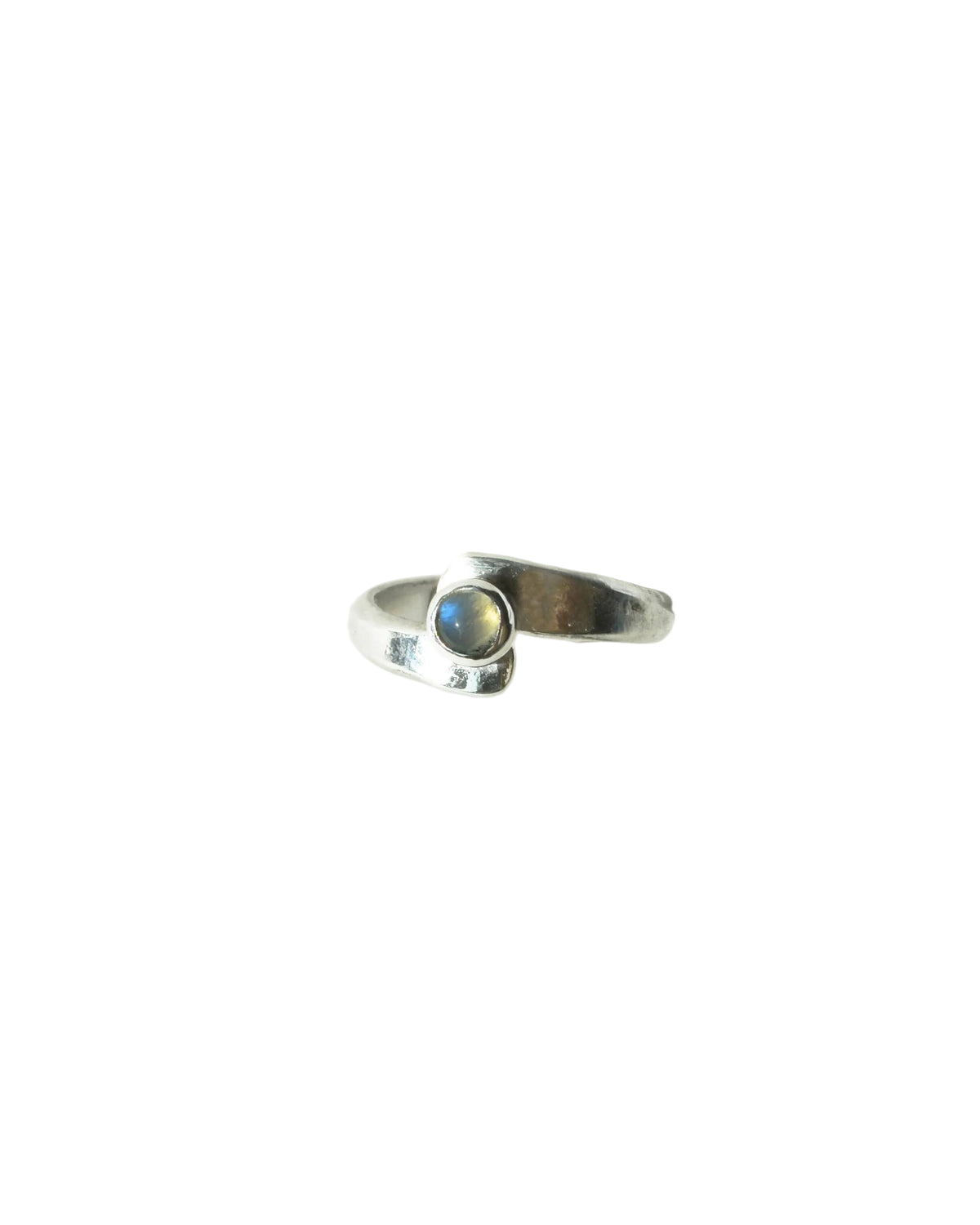 Silver Moonstone Ring