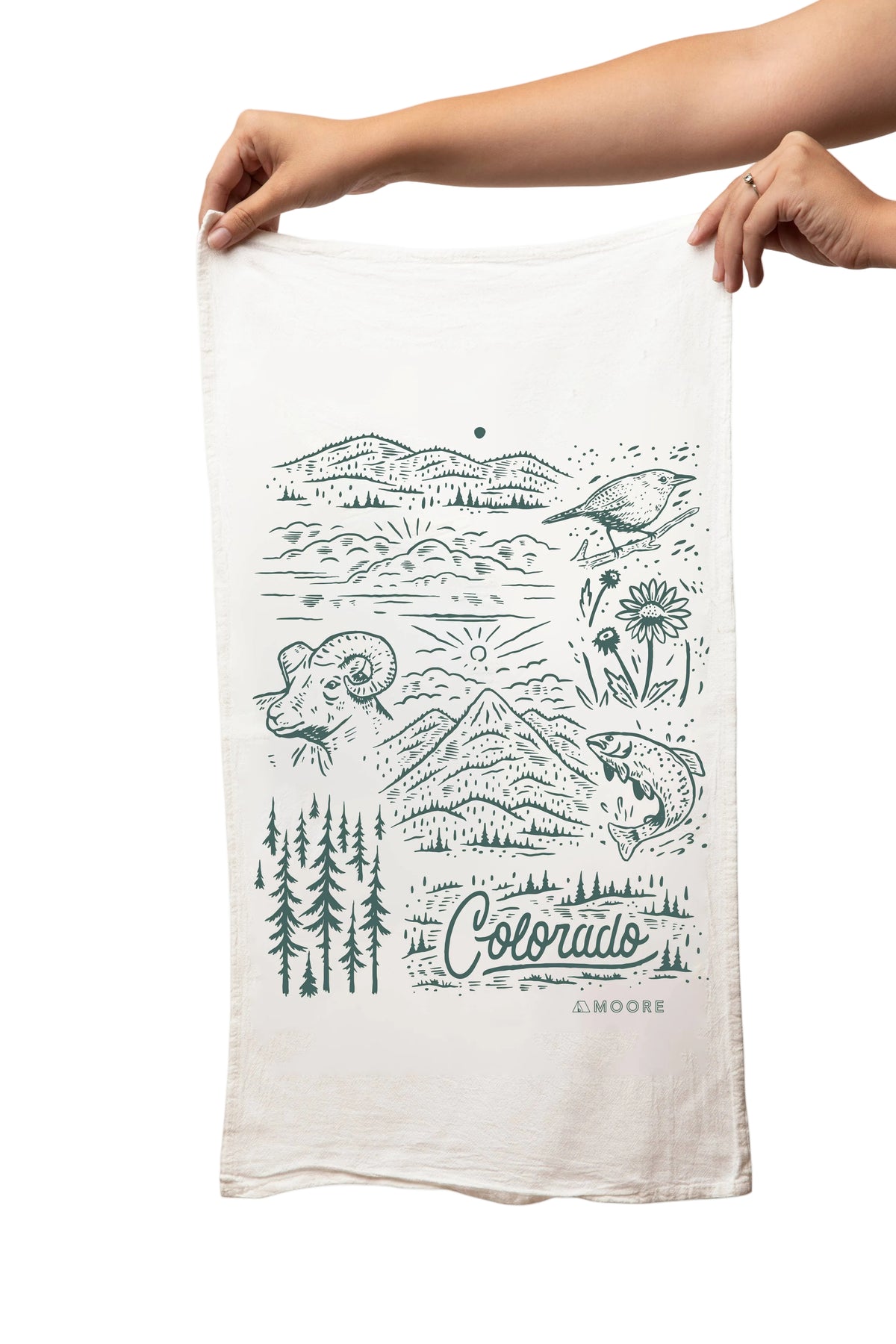 Colorado Tea Towel